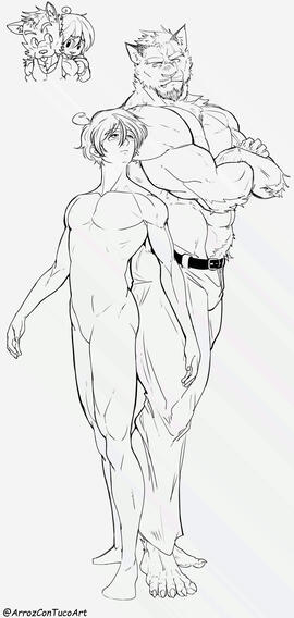 Full body lineart